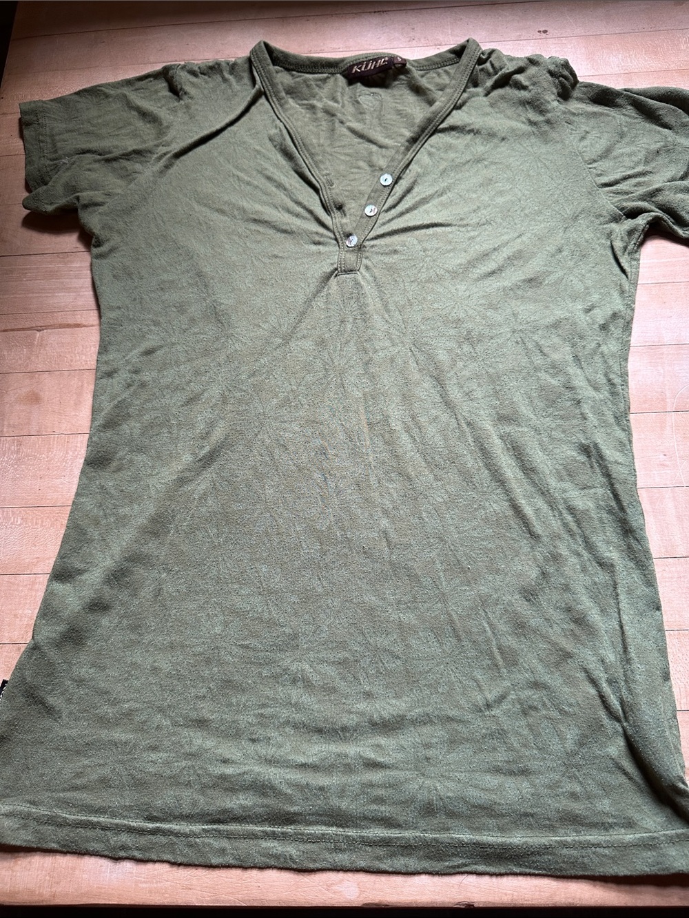 Kuhl women’s  Olive Green Short-Sleeve Henley